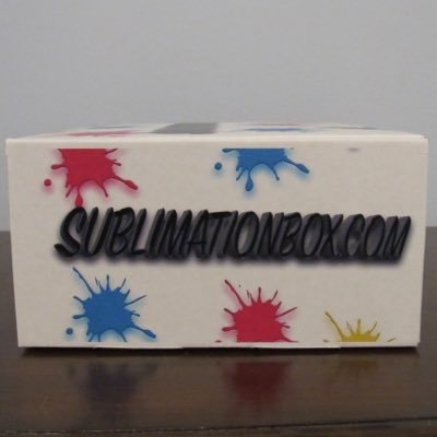 Blank sublimation items in a monthly subscription box for you to design and practice on.