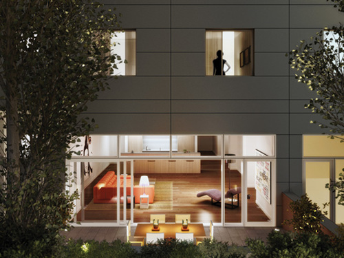 Two graceful buildings connected by a serene garden, this neo-Modernist property offers unparalleled Soho living with all the modern day luxuries.