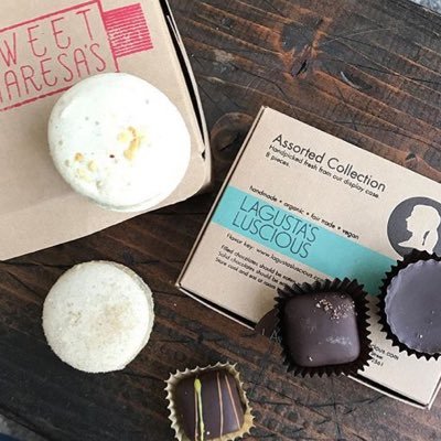 Artisan evervegan sweets from @sweetmaresa & @lagusta. Organic, fair trade, handmade in New Paltz. 440 East 9th St, the beautiful East Village, NYC.