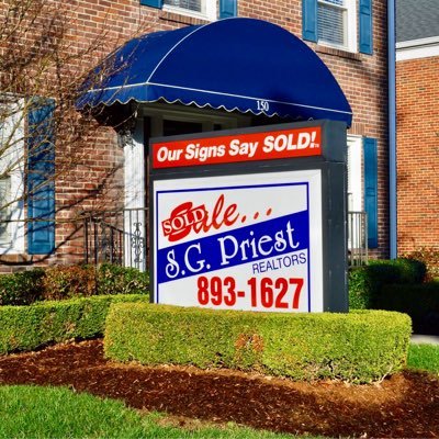 SG Priest Realtors have been serving Louisville since 1955. Call Steve Priest at 502-297-1020 or visit https://t.co/siDggKJZSI. Our Signs Say SOLD!