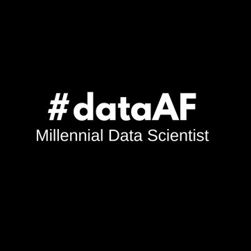 Data As A Lifestyle.                                                    
#GenZ and #Millennial Data Science that's                   As Diverse As #Data