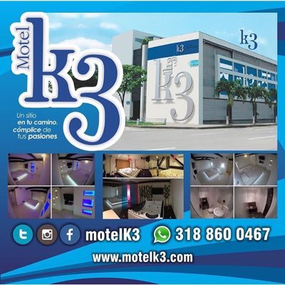 Motel k3 un lugar único en Cali, moderno, cómodo y siempre en tu camino para pasar momentos inolvidables con tu pareja.