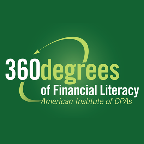The AICPA's 360 Degrees of Financial Literacy program provides tools & resources from CPAs to help Americans improve their money management skills.