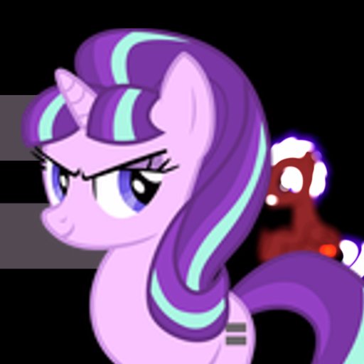 Hello! I am Starlight Glimmer! I am a pony who lives in Equestria and I have a major crush on a pony named LIGHTNING FLASH! He is so dreamy... He's ALL MINE!!