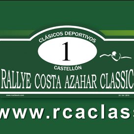 Twitter oficial del Rallye Costa Azahar Classic. Organizado por Clásicos Deportivos Castellón. https://t.co/jxkebQZEXh #RCAC