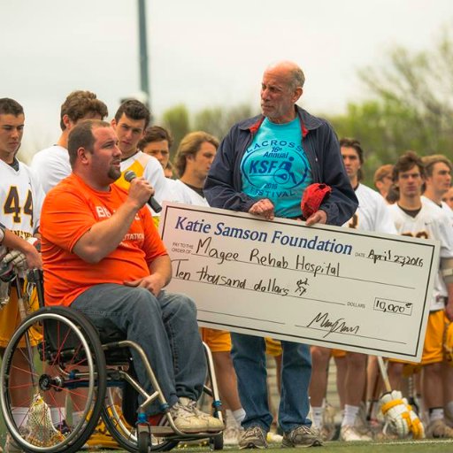The Katie Samson Foundation holds the 20thAnnual Katie Samson Lacrosse Festival to benefit programs and medical research for people with spinal cord injuries.