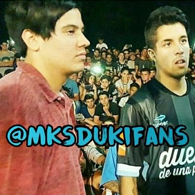 MksDukiFans's profile picture. Página de Fans de MKS y DUKI💥
Mi meta? Que mis ídolos me sigan💞
CMK perro!💯