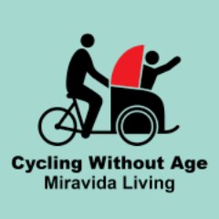 Miravida Living's Cycling Without Age program in Oshkosh, WI. First elder care services provider in the U.S. to embrace the right to wind in your hair!