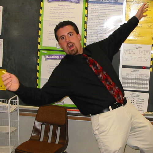 I am a fourth grade teacher and filmmaker.