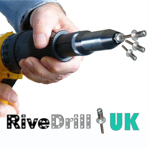 RiveDrill™ is a riveter attachment for drill ideal for D.I.Y and industry or professionally used.