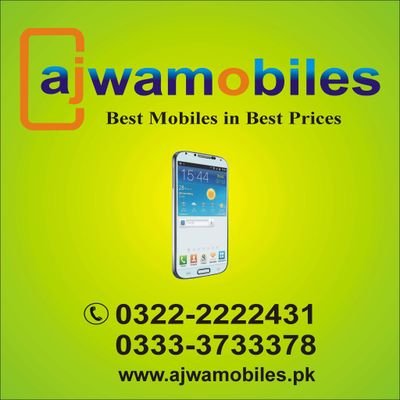 First Time In Pakistan
Ajwa Mobiles
6 Months Warranty In Used Mobiles
Coming Soon In Lahore
https://t.co/G1wNMqt5c9…