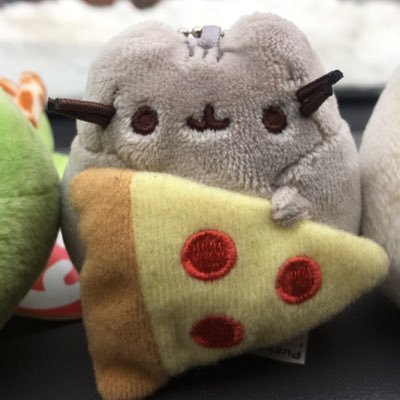 pusheen plush pizza