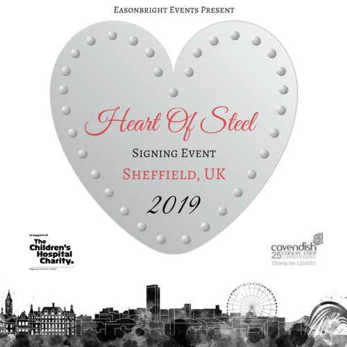 Book Signing Event, Sheffield UK, 1st June 2019. Hosted by Easonbright Events.
Raising money for two local charities, supported by amazingly talented authors.