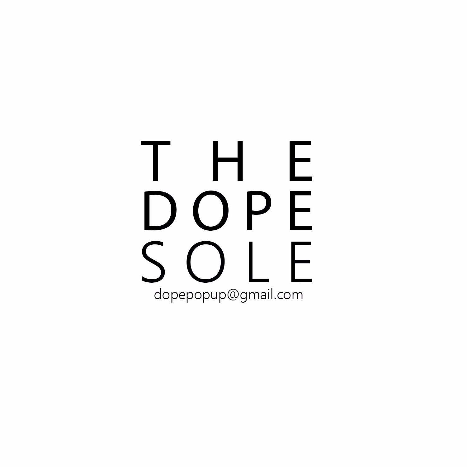 THE DOPE SOLE Profile