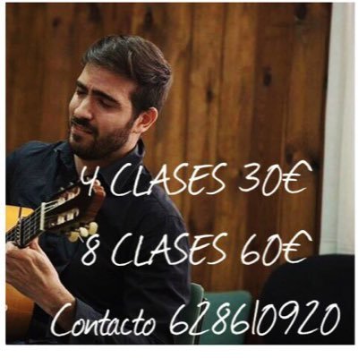 Ofrezco clases de guitarra flamenca y guitarra en general. Destinado a alumnos que quieran iniciarse o perfeccionar.Titulo profesional como guitarrista flamenco