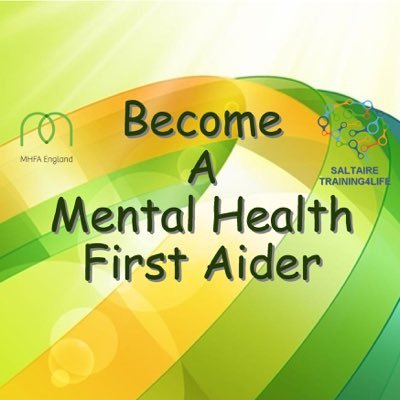 We teach how to help someone with poor Mental Health & reduce the stigma so more people will ask for help. Be a Mental Health First Aider - join us now😀