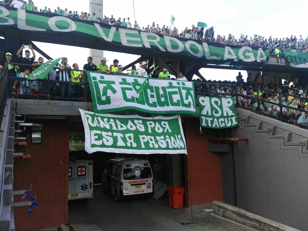 Somos una barra de la UTN representantes de la tribuna norte.  Que llevamos al Club Atletico Nacional en nuestro corazon. 
SOMOS DE ITAGUI