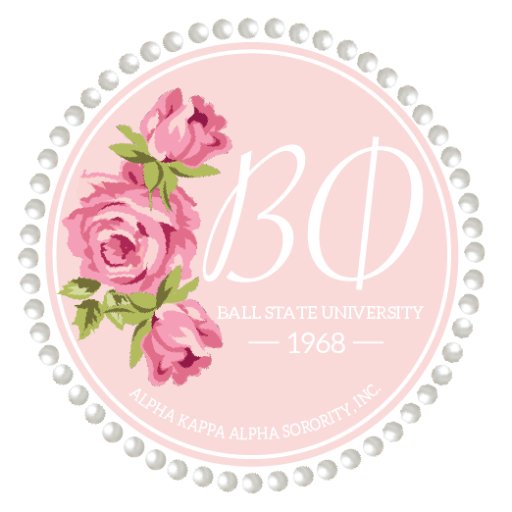 The Beautiful Beta Phi Chapter of Alpha Kappa Alpha Sorority, Incorporated. Located at Ball State University in Muncie, Indiana.