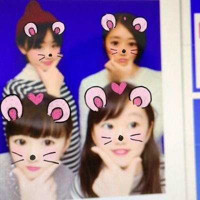 台風の目の4人
@i_kana0413   @n_saya38   @u_rizu   @AX05q