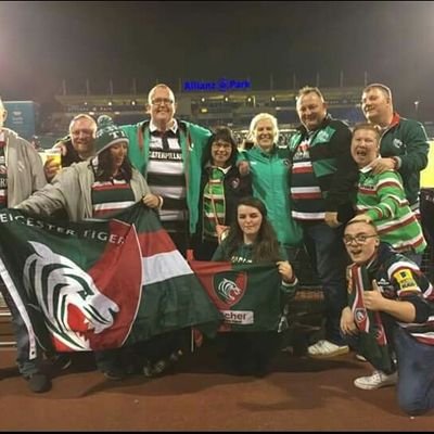 acts like a supporter but goes over the top Leicester tigers season ticket holder