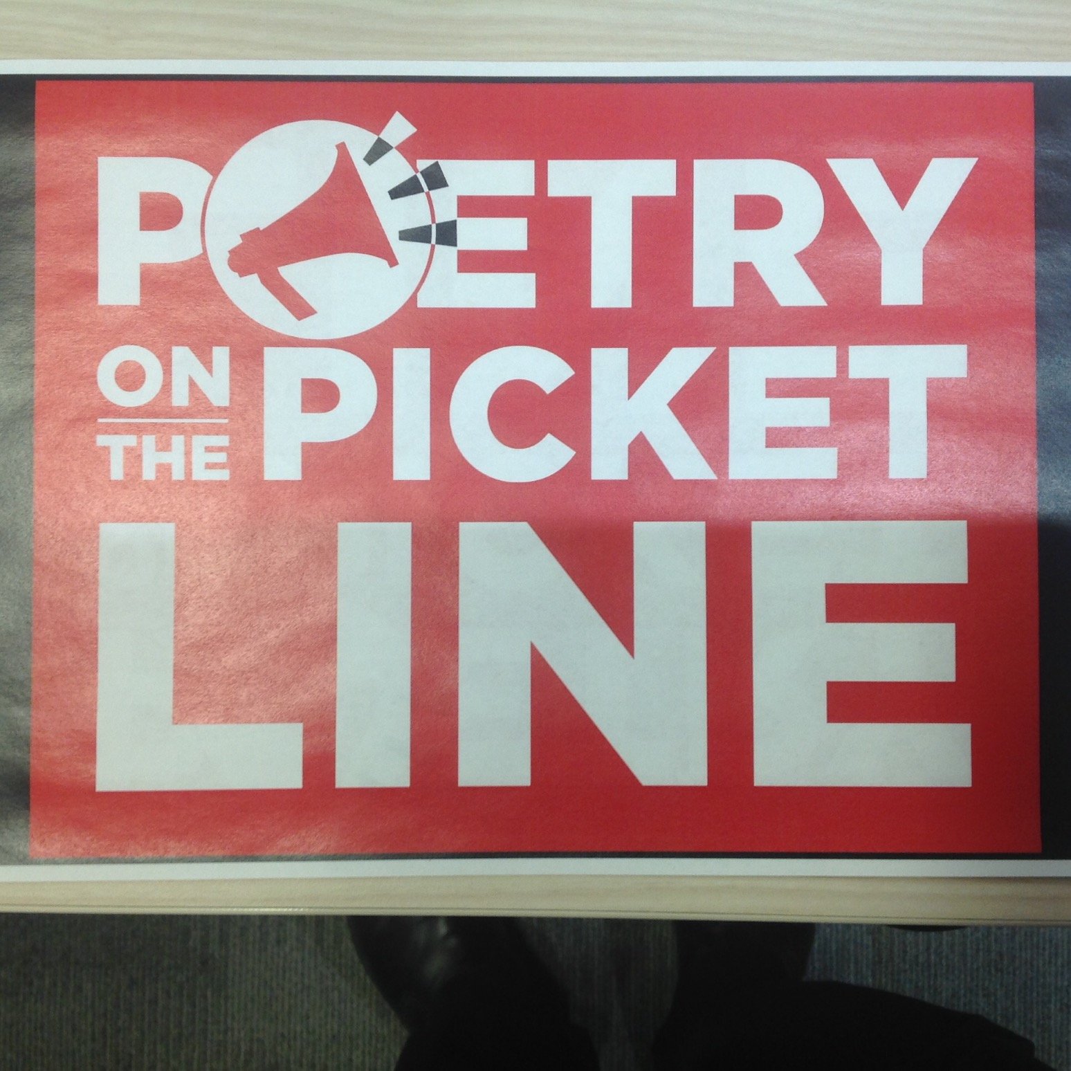 Squad of poets who turn up on picket lines to show solidarity. Bringing poetry on to the picket line and the picket line into poetry.