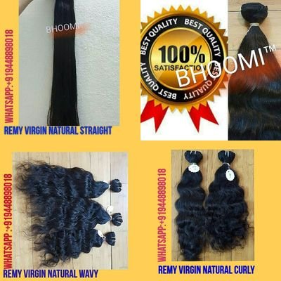Bhoomi  virgin hair exports private LTD Banglore, India.
100% authentic virgin indian temple hair exports .100% gurenty on every products .
trusted relationship