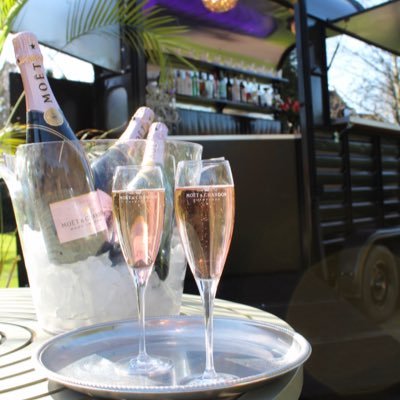 Funk and Bubbles ~ a bespoke mobile horse box bar. Available to hire for weddings, parties and events. Enquiries ~ 07730873941