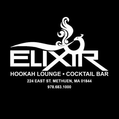 https://t.co/6l6B42mBfb. Experience shisha at the best hookah lounge in Boston. 224 East Street, Methuen, MA 01844 - 978 683 1000 Snapchat: elixir_lounge