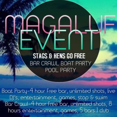 we are magalufs number one events company check out our Facebook page