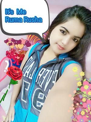I am Ruma Rusha, I am civil engineer, I am very innocent girl and still look beautiful,