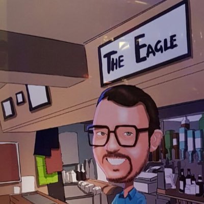 Landlord at the Eagle in Maidstone, Kent. Showing BT sports, serving two real ales and a great selection of draught beers and wines.
