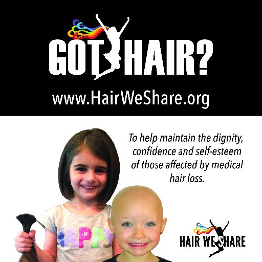 Co-founder and Vice President @ Hair We Share our mission is to help maintain the dignity, confidence and self-esteem of those affected by medical hair loss.