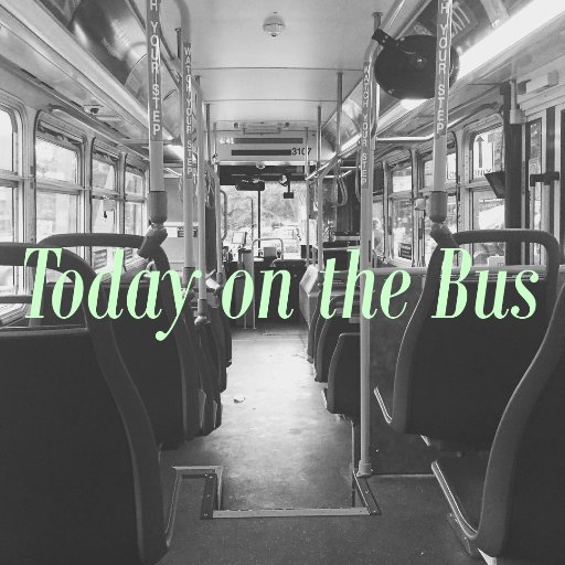 Riding the bus is wild, let's talk about it on a podcast. contact@todayonthebus.com