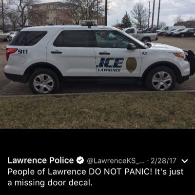 LawrenceScanner's profile picture. Lawrence, KS and surrounding areas Emergency Services Scanner Page. Tweets incidents that are going over the wire. #KHP #LKPD #LDCFM #WTFD #Eudora #Baldwin