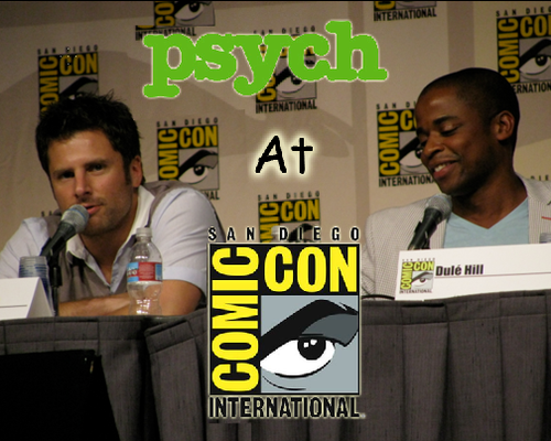 A fan who is SO excited that USA series Psych is coming to San Diego Comic-Con International! Will be posting updates when possible! :)