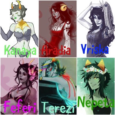 vkatfn's profile picture. Vriska: #S, 16 || Kanaya: #S, 16 || Aradia: #T: @RavenValentine0, 16 || Terezi: #Taken, 16 || Feferi: #S, 16 || Nepeta: #S, 16 ||