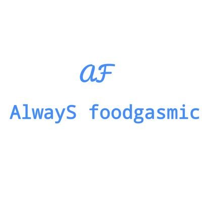 Eat to Live or Live to Eat - Either ways you are eating😉
#AlwaySfoodgasm