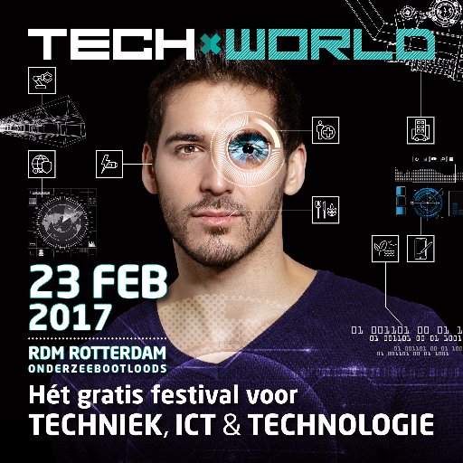 Techniekfestival voor jongeren om te laten zien welke carrièrekansen er liggen in de techniek, technologie en ict. Op donderdag 23 feb 2017, @rdmrotterdam
