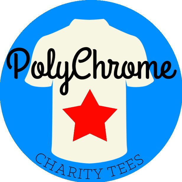 PolyChromeTees's profile picture. PolyChrome Charity Tees. Instagram https://t.co/bmYpneAVaS