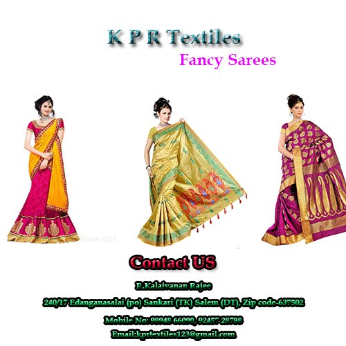 If you need all types Of sarees available here. Please contact me. R.kalaivanan:98948 66090. Rajee:92457 28788
