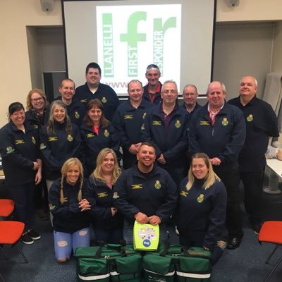 Llanelli First Responder Scheme has been working voluntarily in the Llanelli Community for 20 years. Volunteers are trained to respond to 999 calls. Est. 2004