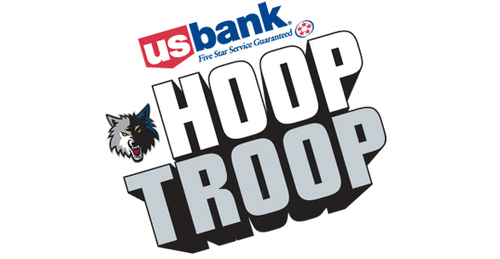 The US Bank Hoop Troop performs at select Minnesota Timberwolves Games