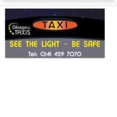 LOCAL driver, LOCAL knowledge. Glasgow's finest taxi service. Safe Sanitised and Separated. Cleanest form of travel. See the light. UBER ARE NOT SAFE.