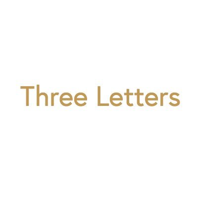 Three_Letters_'s profile picture. A creative marketing agency which helps brands create meaningful content with the right people. By @mat_buckets + @nikspeller of Buckets & Spades