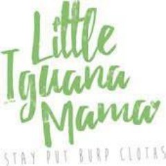 LittleIguanaMa's profile picture. Making life manageable as a mom one burp cloth at the time! Little Iguana Mama Stay Put Burp Cloths clip to you & your baby accessories! *Patent Pending*