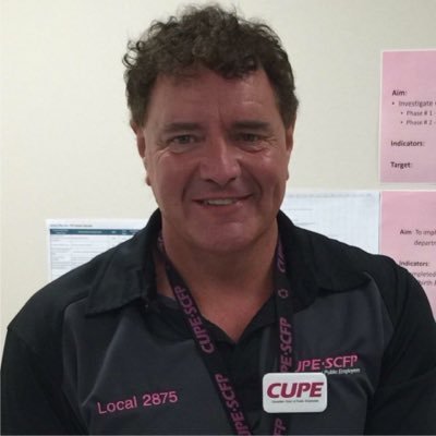 President of Cupe local 2875 at the Queensway Carleton Hospital in Nepean Ontario