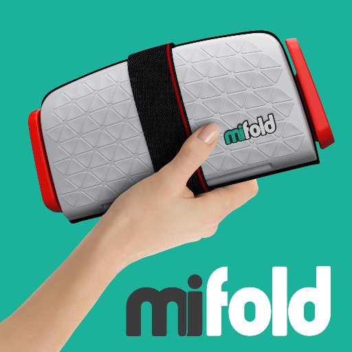 #mifold the grab-and-go Booster seat, is the most advanced, compact and portable booster ever invented, it is 10x smaller and just as safe (see website)!