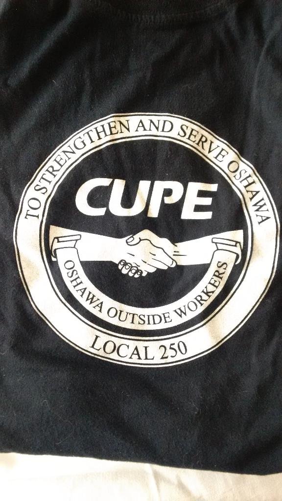 CUPE Local 250 represents the outside workers for the City of Oshawa. 
Email cupelocal250@gmail.com