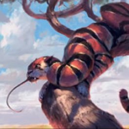 Serpopard. Likes to prowl. #MtG #Amonkhet #AKH