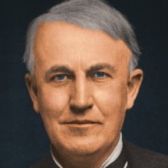 Hi, I am Thomas Edison. I am a self-educated, self-employed inventor currently working in Menlo Park, New Jersey with my wife, Mina Miller.